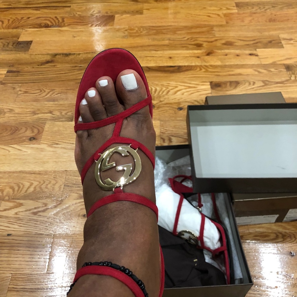 Authentic Gucci heeled sandals
